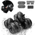 16-25kg Water-Filled Dumbbell Adjustable Dumbbells Training Arm Muscle Fitness Dumbbell Anti-Impact Water Injection Dumbbells