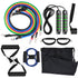 18pcs Resistance Bands Set  Workout Home Gym Exercise Tube Bands Stretch Training Rubber Pilates Fitness Equipment