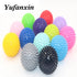 7.5/9CM 8 Color Massage Ball Fitness PVC Hand  PVC Soles Hedgehog Sensory Training Grip the Ball Portable Physiotherapy Ball