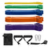 TOMSHOO 11pcs/set Resistance Bands Workout Fintess Exercise Loop Bands Fitness Equipment Bandas Elasticas Fitness Gym Equipment